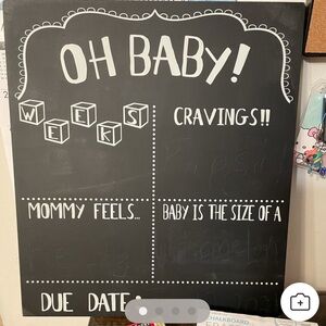 Chalkboard Pregnancy Tracker
